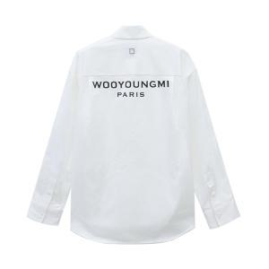 24SS 우영미 백로고 셔츠 화이트 W241SH07811W