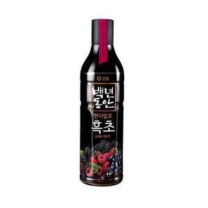 백년동안/발효/식초/흑초/산머루 복분자/900ml