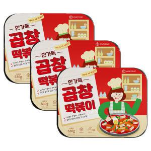 [소비기한 임박] 와룡 곱창떡볶이, 530g, 3개