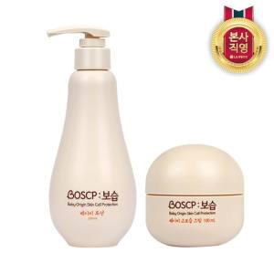 베비언스 BOSCP: 보습 베이비 고보습크림 100ml + 베이비로션 250ml