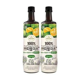 쁘띠첼 미초 깔라만시 900ml X2개묶음/홍초_MC