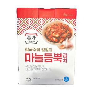 코스트코 종가 마늘듬뿍 김치 1.4kg /냉장 칼국수집겉절이 국산농산물100% 배추김치