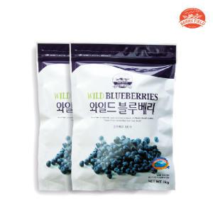 냉동 와일드 블루베리 1Kg x 2개 캐나다산 베리필드