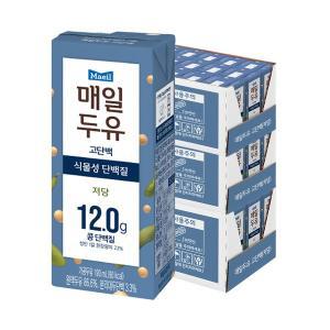 [보리보리/매일유업]매일두유 고단백 190ml 72팩 단백질 두유 식물성음료 비건두유