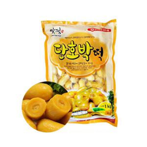 단호박떡1kg / 퓨전쌀떡 냉동떡 떡사리 떡볶이떡