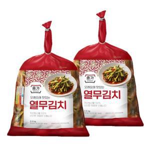 [종가](강남점)집 종가 열무김치 2.5kg x 2개 [5kg]