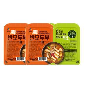 CJ 행복한콩 반모두부(150g+150g)X2 1세트 두부김치 두부조림 두부부침 김치찌개 두부요리 두부다이어트 두