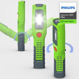 필립스 PHILIPS 엑스페리온 3000 시리즈 LED 충전식 작업등 캠핑랜턴 X30 Pillar