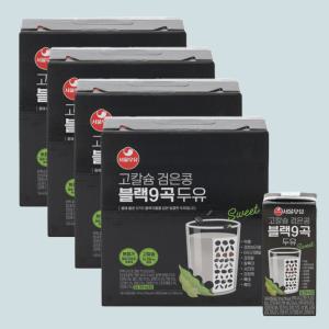 서울우유 고칼슘 검은콩 블랙9곡 두유 190ml 64개