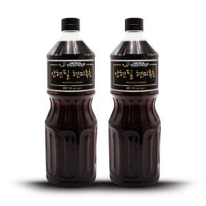 안현필 현미흑초 1.8L , 2병