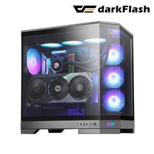 다크플래쉬 darkFlash DQX90 ARGB 강화유리 어항형 PC케이스 (블랙)