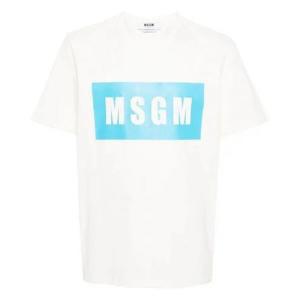 [MSGM]엠에스지엠 박스 로고 반팔 티셔츠 3640MM520 247002 02