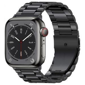 애플 워치 밴드용 스트랩, 스틸 팔찌, iwatch 시리즈 7 8 9 se 4 5 6, 울트라 44mm,