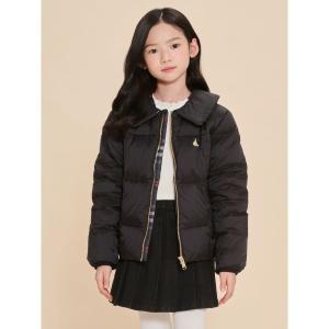 [11번가초특가10%OFF][BEANPOLE KIDS] 여아 덕다운 숏 경량패딩  블랙 (BI4838G045)