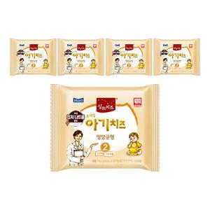 상하치즈 유기농 아기치즈, 10매, 5개