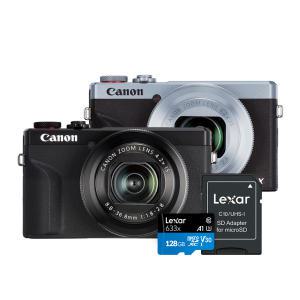 캐논공식총판 正品 PowerShot G7X Mark III (블랙)+렉사 128G메모리