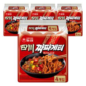 농심 사천짜파게티, 137g, 16개