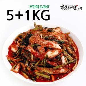 햇채원 해썹 전라도 얼갈이 + 열무 김치 5KG