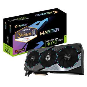 GIGABYTE AORUS 지포스 RTX 4070 SUPER MASTER D6X 12GB 제이씨현