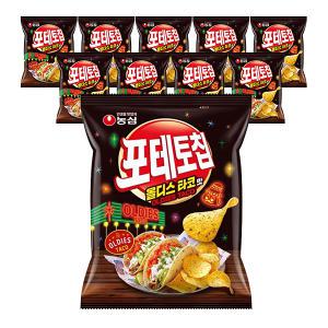 농심 포테토칩 올디스타코맛 50g, 10개