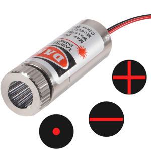 레드 라인 레이저 모듈 5mW 650nm 초점 조절 헤드 5V 산업 등급