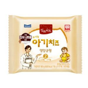 매일유업 상하 유기농 아기치즈 2단계 영양균형 100매