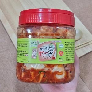 5분마켓 해뜨락 맛김치 여행용김치 배추김치 1.2KG