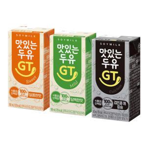 맛있는두유GT 담백 달콤 검은콩 190ml x 32팩 / 두유