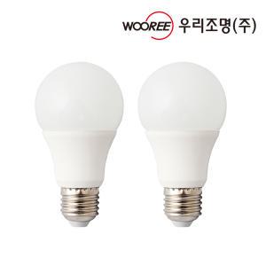 우리조명 LED전구 8w 10w 12w 장수램프