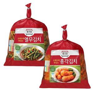 종가집 총각김치 900g + 열무김치 900g 혼합팩