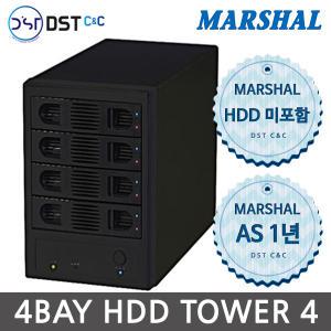 공식판매원 FFF 마샬 MAL3035SBKU3 4베이 HDD 외장케이스