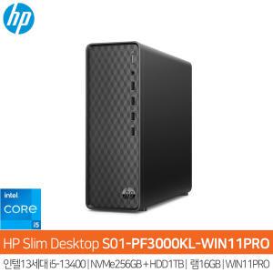 HP S01-PF3000KL-WIN11 13세대i5-13400_NVMe256GB_(HDD1TB_16GB)_WIN11Pro/HP컴퓨터/슬림PC/사무용PC/HH