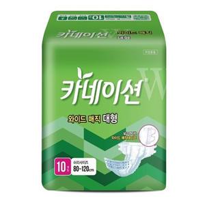 카네이션  w1 와이드매직 대형 100매 성인용기저귀 겉기저귀