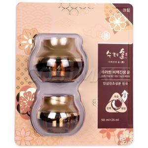 수려한 비책진생 윤 크림 50ml+25ml 미백 코스트코