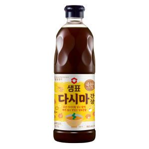 [소비기한 임박] 샘표 다시마 간장, 860ml, 1개