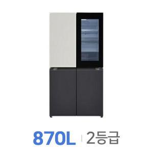 LG전자 오브제컬렉션 노크온 양문형냉장고 870L(T873MGB312) 유카몰