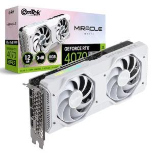 이엠텍 지포스 RTX 4070 SUPER MIRACLE WHITE D6X 12GBm