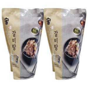 코스트코 궁 왕갈비탕 2kg(1kgx2개입)x2개 냉장 당면포함 간편식 아이스박스 포장