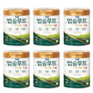 매일유업 앱솔루트 유기농 궁 2단계 800g x 6캔