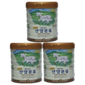 후디스 프리미엄 산양분유 1단계 800g 3개