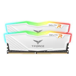 서린씨앤아이 팀그룹 T-Force DDR4 PC4-28800 CL18 Delta RGB 화이트 32GB(16GBx2개)