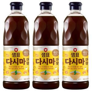 샘표 다시마 간장 860ml x 3 양조간장