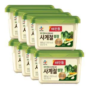 해찬들 사계절쌈장 500g x 8