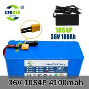 플러그 전기 고전력 자전거 36V 500W 배터리 100000mAh 배터리 100Ah 42V 팩 BMS xt60