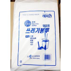 [펀아이템]업소용 식당 식자재 쓰레기봉투 특대 120L 흰색 50매 비닐봉투 재활용비닐봉투 재활용봉투 비닐