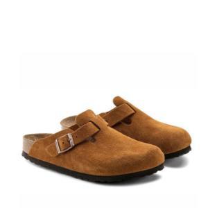 버켄스탁 보스턴 슬리퍼 SFB 밍크 1009542 1009543 / BIRKENSTOCK Boston Suede Mink