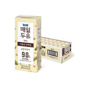 매일두유 99.9 190ml 24팩 | CJ | 간식 휴게실 탕비실 사무실 직원실 식사대용 영양보충 든든하게 서리태콩