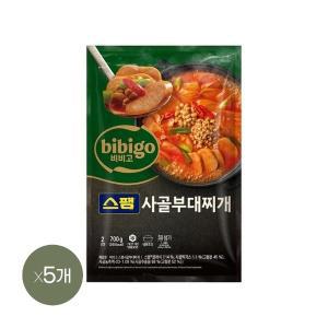 [CJ제일제당](냉동)비비고 스팸사골부대찌개 700g x5개