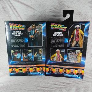 NECA DOC 다크 브라운 Marty McFly 기타 액션 궁극의 피규어, 백 투 더 퓨처 파트 II 장식 모델, 생일 선물