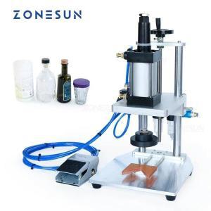 ZONESUN 데스크탑 공압 와인 병, 나무 코르크 뚜껑, 프레스 캡핑 기계, 캡퍼 도구 ZS-XG70ZC